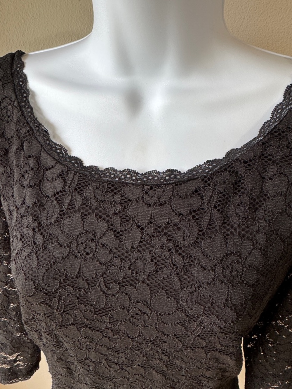 Eliza J Black Lace Sheath Dress - Elegant Women's Dress - Size 12